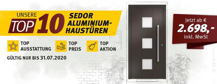 Top 10 Sedor Aluminiumhaustüren